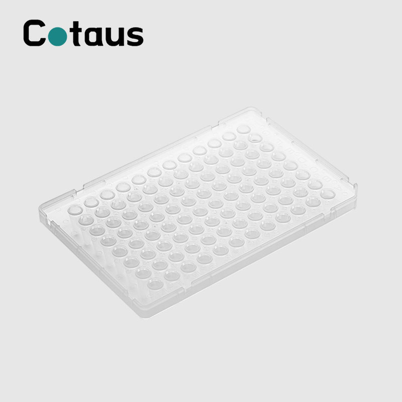 96 Well 0,1 ml White Full Skirt PCR plate